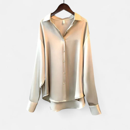 Old Dulor | Chemise en Soie pour Femme – Élégance Intemporelle au Fini Lumineux