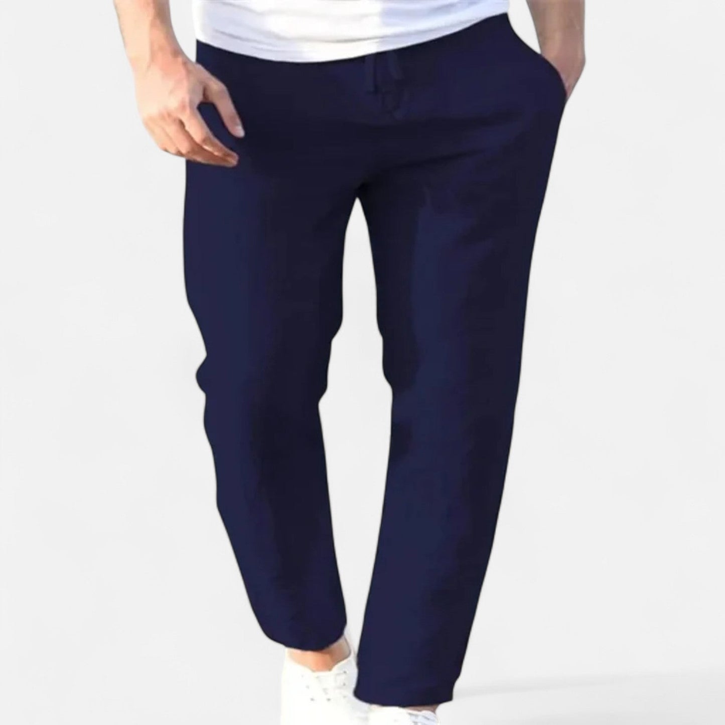 Old Dulor | Pantalon en Lin à Cordon pour Homme – Confort Respirant pour l'Été
